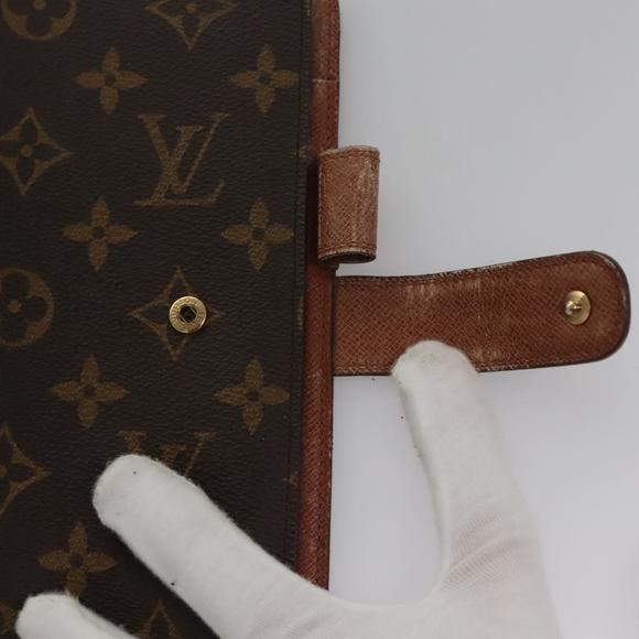 LOUIS VUITTON Monogram Agenda MM Day Planner Cover R20105 LV Auth BD008 - Picture 8 of 16